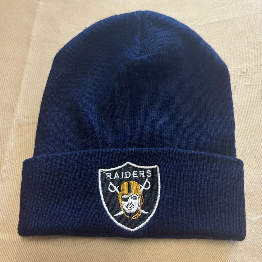 Raiders‎ Kids Beanie - Navy Blue